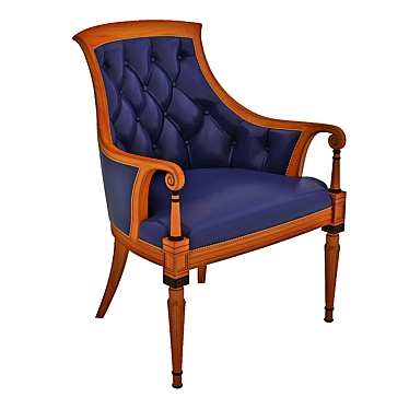 Italian Luxury: Colombostile Solferino Armchair 3D model image 1 