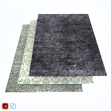 Himalayan Highland Wool Carpets 3D model image 1 