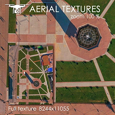 Aerial Park Texture (Medium-Distant) 3D model image 1 