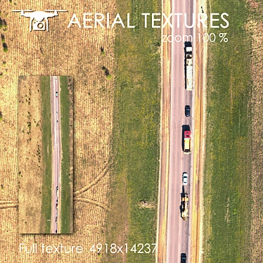 Aerial Field Texture for Exteriors 3D model image 1 