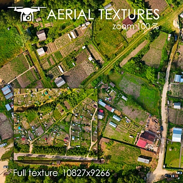 Aerial Landscape Texture 3D model image 1 