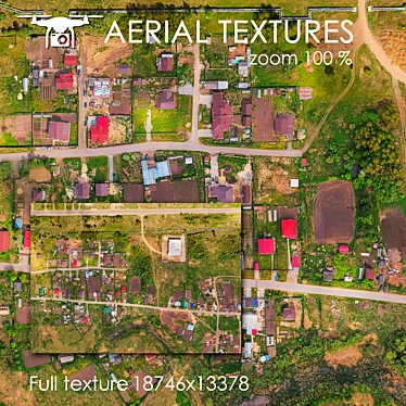 Aerial Exterior Texture: Private Sector 3D model image 1 