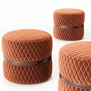 Conga Pouf: Stylish and Versatile Seating 3D model image 1 