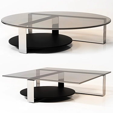 Minotti BANGLE Coffee Table 3D model image 1 