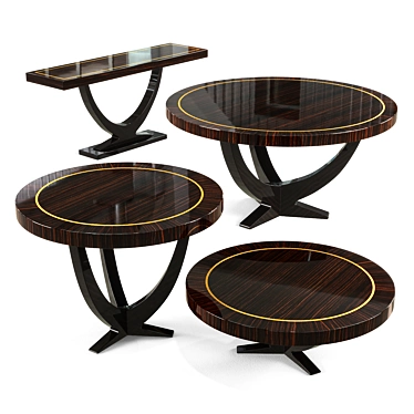 Eichholtz Umberto Tables: Style and Elegance 3D model image 1 