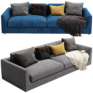 Phoenix 250cm Sofa 3D model image 1 