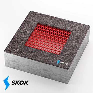 Skok Square Trampolines: Built-in Fun for Everyone! 3D model image 1 