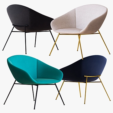 Soothing Love Armchair: Calligaris 3D model image 1 