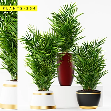 Lush Greenery Bundle - 264 Realistic Plant Models 3D model image 1 