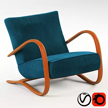 Modern 3D Armchair: Vray & Corona Render 3D model image 1 