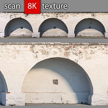 Architectural Wall: Detailed & Fast Render 3D model image 1 