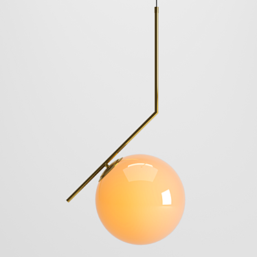 Sleek Pendant Lamp for Modern Spaces 3D model image 1 