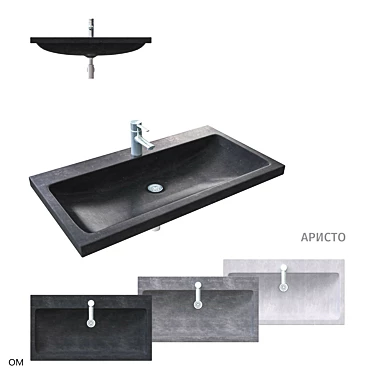 Concrete sink "Aristo"