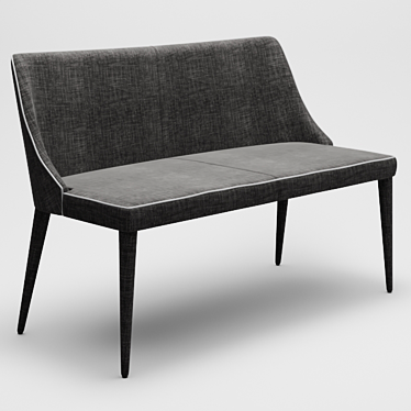 Hazil Bench Seat: Comfortable and Stylish 3D model image 1 