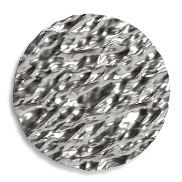 Oceanic Silver Wall Art 3D model image 1 