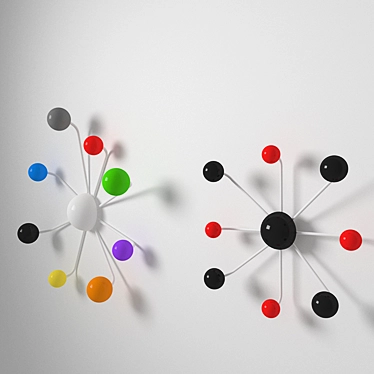 Colorful Ball Hanger – Stylish and Versatile 3D model image 1 