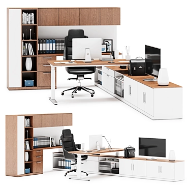 Modernize Your Office with Herman Miller Canvas 3D model image 1 