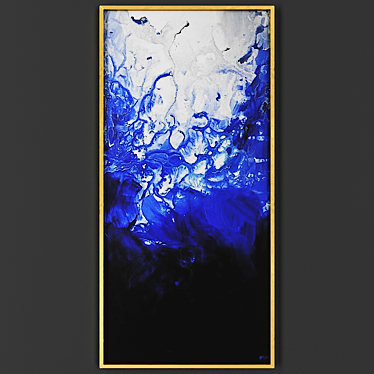 Elegant Framed Art Piece 3D model image 1 