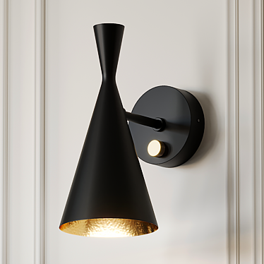 Elegant Beat Wall Sconce 3D model image 1 