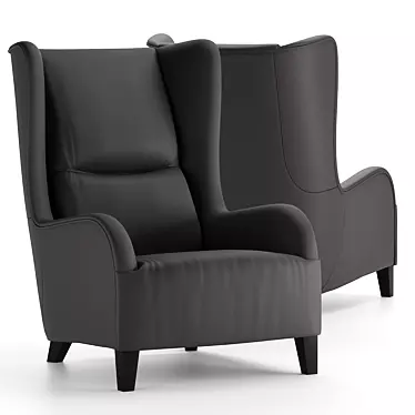 Elegant Marlene Armchair 3D model image 1 