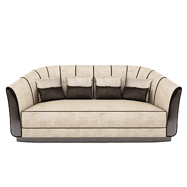 Luxury Italian Minotti GIGLIO Sofa 3D model image 1 