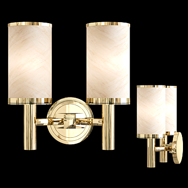 Elegant Monson Wall Lamp 3D model image 1 