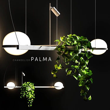 Versatile Vibia Palma Pendant 3D model image 1 