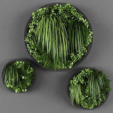 EcoWall: Vertical Garden Solution 3D model image 1 