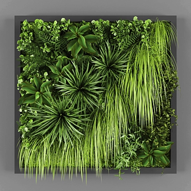 Vertical Green Wall System 3D model image 1 