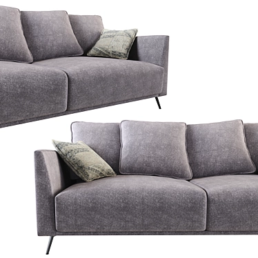 Modern Comfort: Vernon Sofa 3D model image 1 