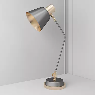 Elegant Glow Table Lamp 3D model image 1 