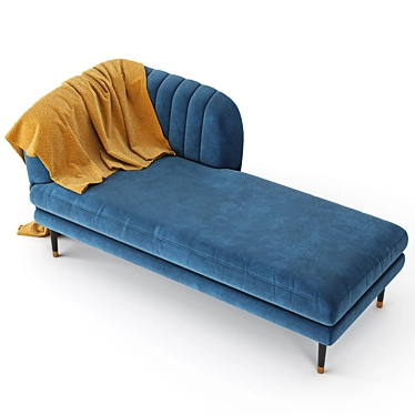  Elegant Navy Kensington Daybed 3D model image 1 