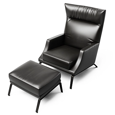 Comfy Clemmie Armchair: Elegant Comfort for your Home 3D model image 1 