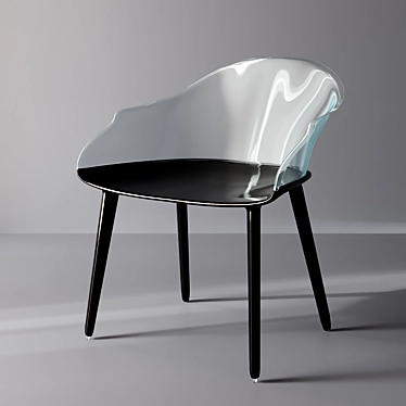 Modern Cyborg Chair: Perfect Interior Addition 3D model image 1 