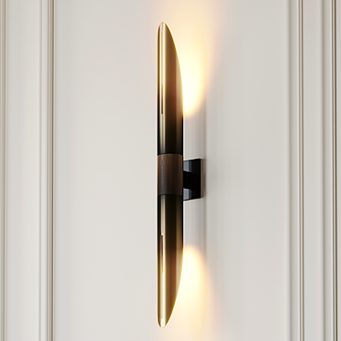 Refined Elegance: Voyager Wall Sconce 3D model image 1 