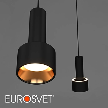 OM Pendant Light: Elegant Eurosvet LED Fixture 3D model image 1 