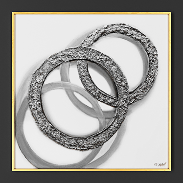 Elegant Frame for Artwork 3D model image 1 