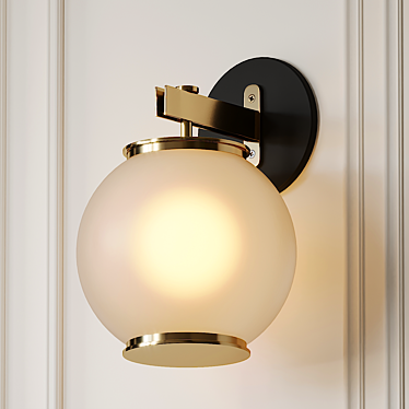 Minimalistic Elegance: Mannon Wall Sconce 3D model image 1 