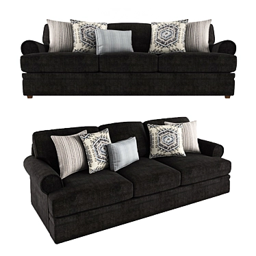Comfort at its Best: Simmons Sofa 3D model image 1 