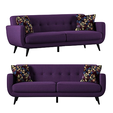 Elegant Blaisdell Sofa: Timeless Comfort 3D model image 1 