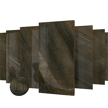 Silk Bronze Marble: Exotic Elegance 3D model image 1 