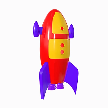  Rocket Blast: Turbo-Powered Toy 3D model image 1 