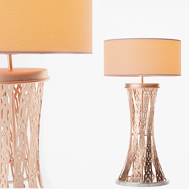 Sleek and Chic Table Lamp 3D model image 1 