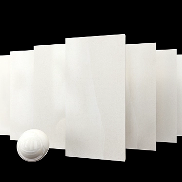 Elegant Stromboli White Marble 3D model image 1 