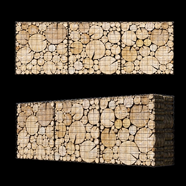 Wooden gabion 6