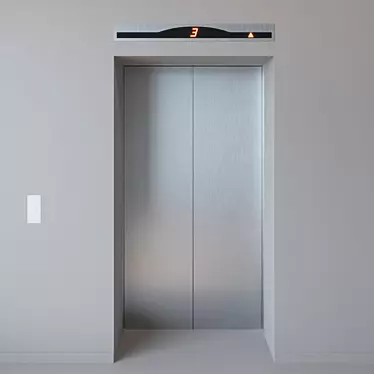 Sleek Elevator 3D model image 1 