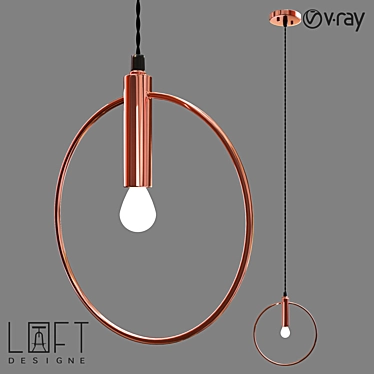 LoftDesigne 4680 Pendant Lamp 3D model image 1 