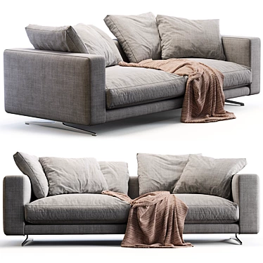 Sleek Flexform Campiello Sofa 3D model image 1 