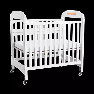 Compact Comfort: Next Gen Mini Crib 3D model image 1 