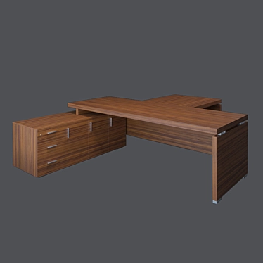 Alea Odeon Executive Table 3D model image 1 